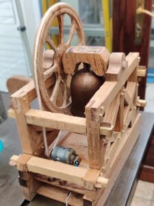 Beffroi vue côté moteur - Prêt à être électrifi